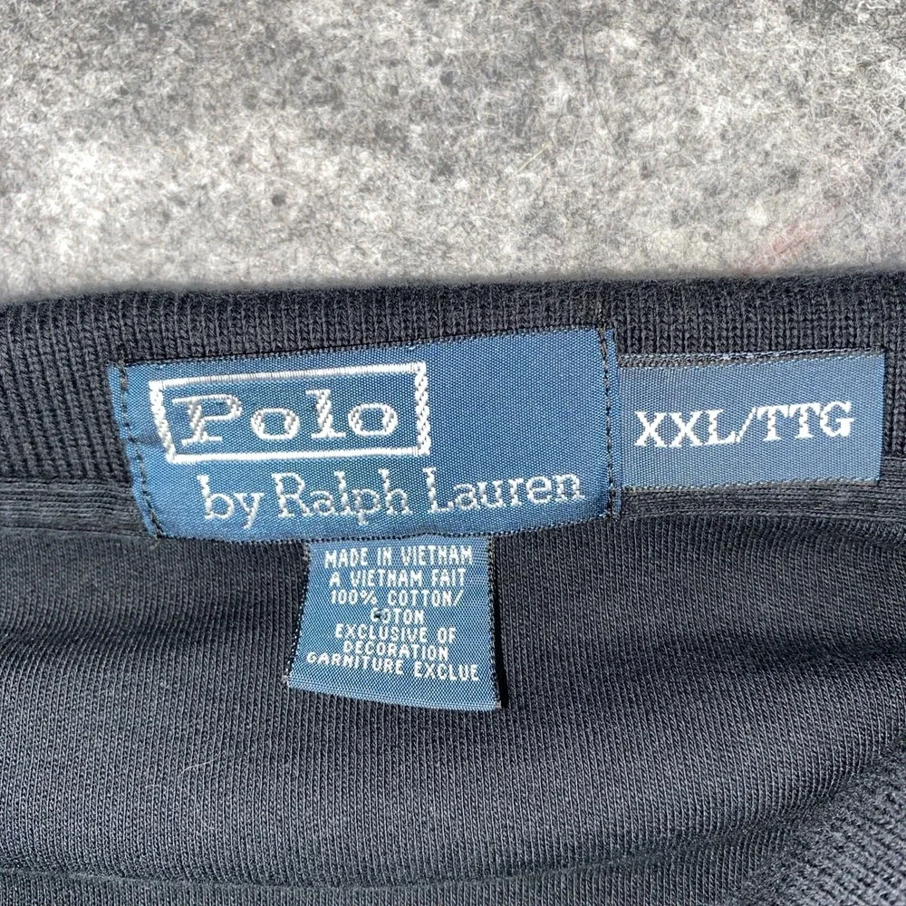 Ralph Lauren Polo Shirt Men XXL Black/Navy Pullover Set Rugby Red/Yellow Pony